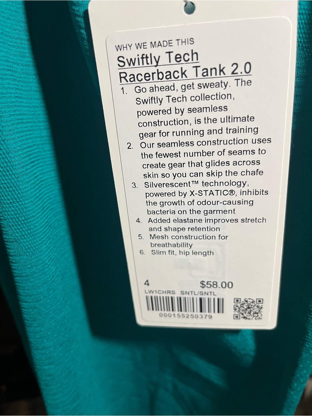 Swiftly Tech Racerback Tank Top 2.0
Hip Length - Picture 5 of 5